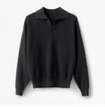 Men's Loose Long Sleeve Polo for Casual Style - Image 2
