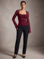 Women's Lace Crop Top - Image 4