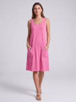 Women's Sleeveless Knitted Vest Dress with Pockets - Image 6
