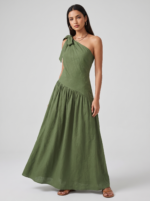 Women's Asymmetrical Maxi Dress for Summer Occasions - Image 4