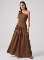 Women's Asymmetrical Maxi Dress for Summer Occasions - Image 5