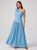 Women's Asymmetrical Maxi Dress for Summer Occasions - Image 7