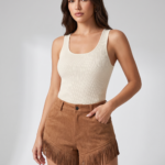 Women's Retro Western-Style Tassel Suede Shorts
