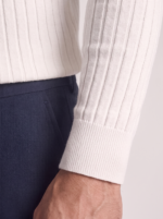 Men's Slim Fit Long Sleeve Polo Shirt - Image 7
