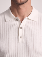 Men's Slim Fit Long Sleeve Polo Shirt - Image 8