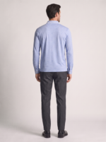 Men's Long Sleeve Lapel T-Shirt for Casual Wear - Image 2