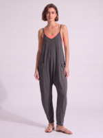 Women's Loose Jumpsuit with Pockets - Image 3