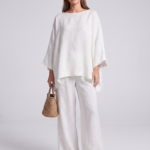 Women's Loungewear Set - Long Sleeve Top & Wide-Leg Trousers