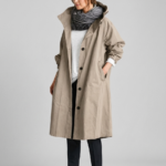 Women's Waterproof Raincoat with Adjustable Hood