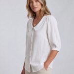 Women's Casual Loose Short Sleeve Blouse