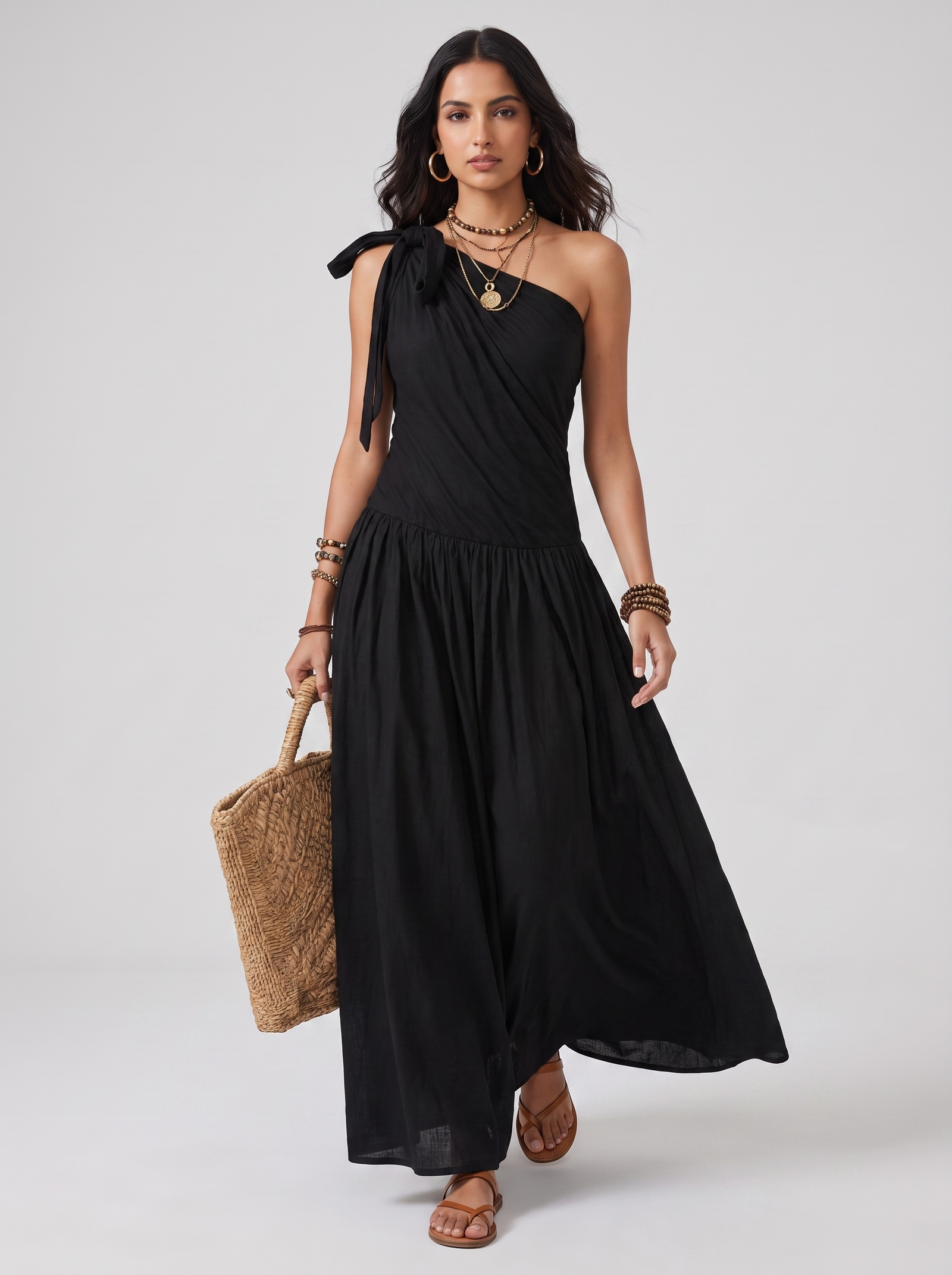 lc-p-42734.png Women's Asymmetrical Maxi Dress for Summer Occasions - Image 1